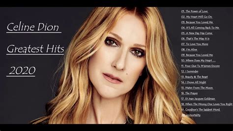 celine dion greatest songs.